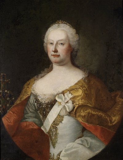 Portret van Maria Theresia (1717-1780) door Workshop of Martin van Meytens